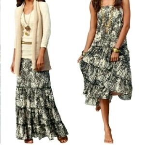 CAbi Saunter Convertible Maxi Skirt or
Strapless Dress, size Small